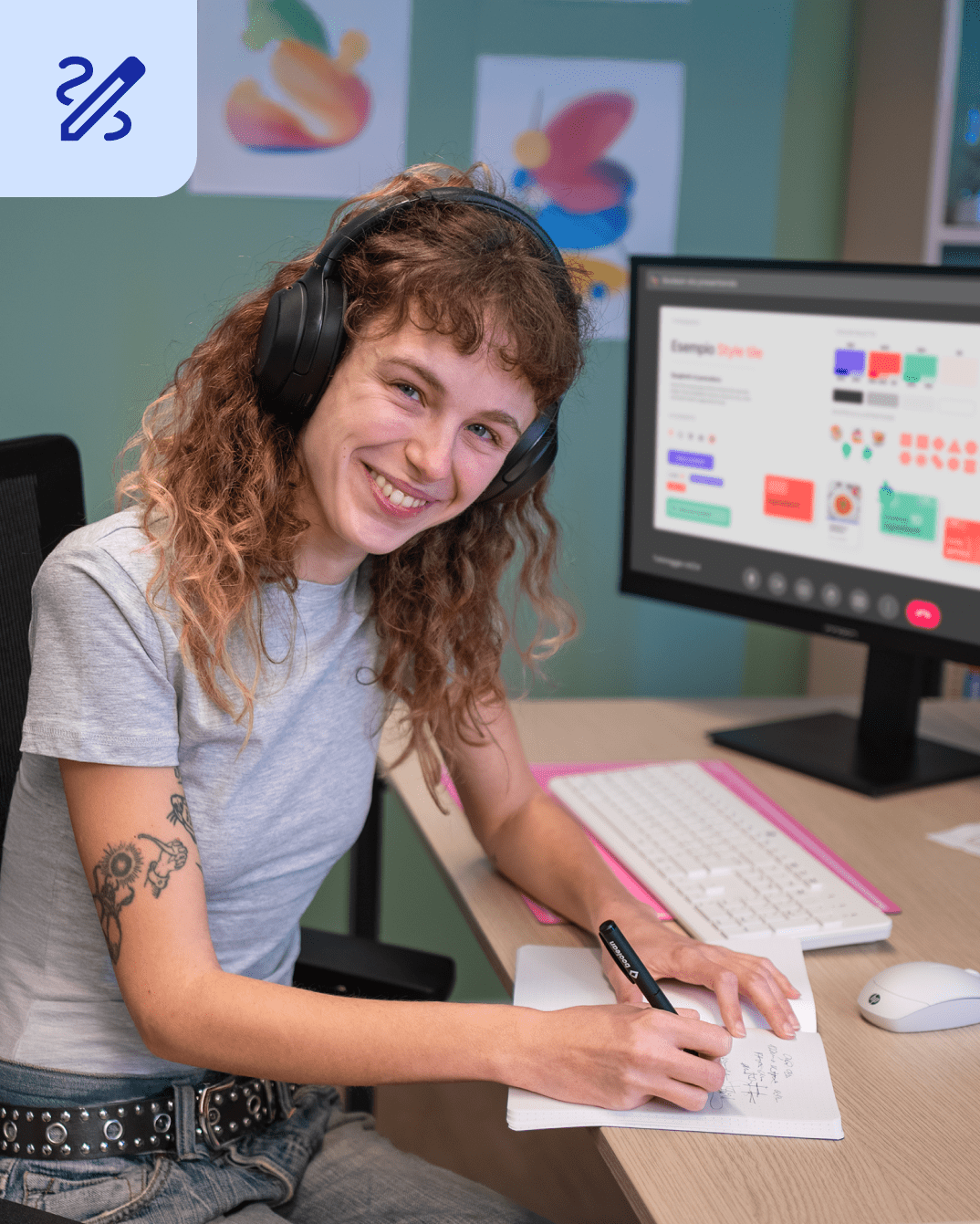 Master UX/UI Design Part-Time Online | Diventa designer image.